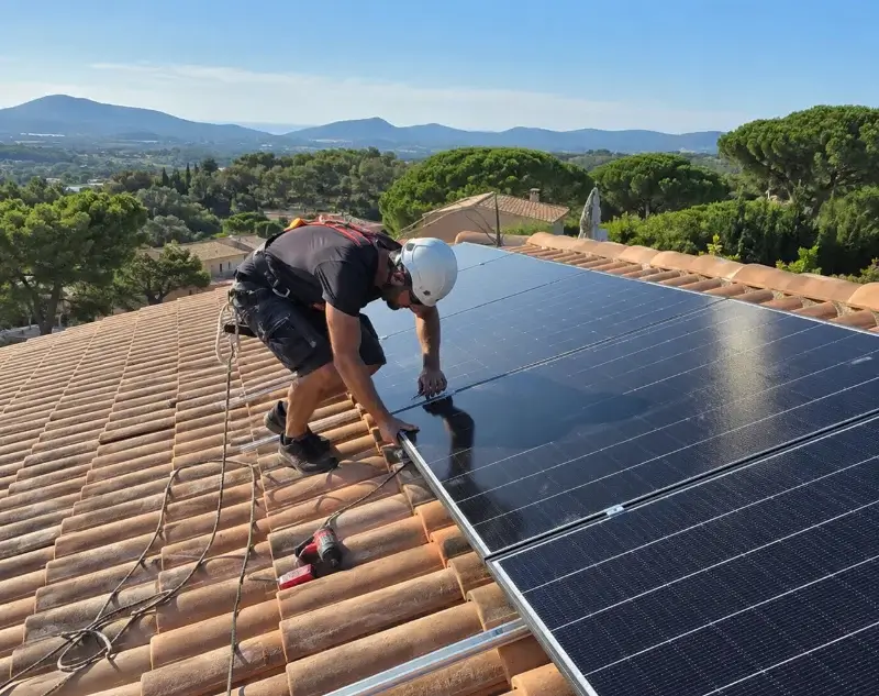 Installateur panneaux solaires Saint-Romain-en-Gier — pose photovoltaïque sur toiture