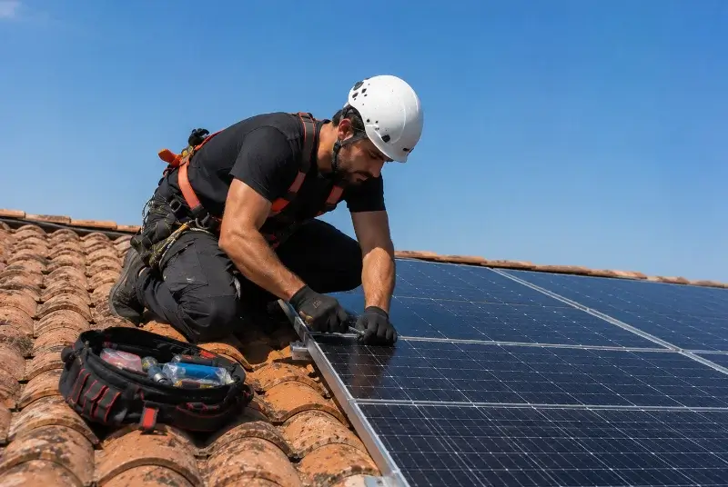 Maintenance et monitoring de panneaux solaires à Saint-Romain-en-Gier