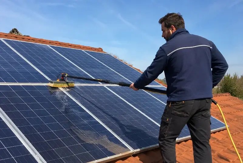 Nettoyage et entretien de panneaux solaires à Saint-Romain-en-Gier